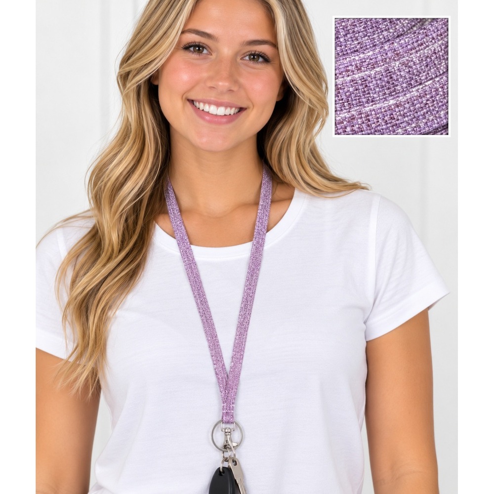 Vera Bradley ReActive‎ Lanyard Pale Orchid Heather Purple 26690-U64 NEW